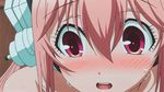  animated animated_gif blush full-face_blush headphones nitroplus o_o open_mouth pink_eyes pink_hair soniani super_sonico sweat 