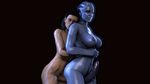  3d alien animated areola asari big_breasts breasts butt cgi dickgirl dickgirl_on_dickgirl erect_nipples erection flash_(artist) human intersex liara_t&#039;soni mammal mass_effect nipples penetration penis sex side_boob source_filmmaker 