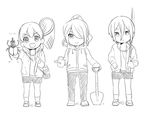  bad_id bad_pixiv_id butterfly_net fishing_rod greyscale hair_over_one_eye hand_net hayami_maya hood hoodie inazuma_eleven inazuma_eleven_(series) jacket kazemaru_ichirouta long_hair looking_at_viewer male_focus miyasaka_ryou monochrome multiple_boys open_clothes open_jacket open_mouth ponytail shovel simple_background standing tomo_(sjim) white_background 