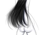  ass back female girl long_hair mila_arcturus nude original original_character pale pose solo vampire young 