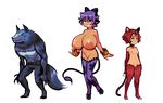  animal_ears bell belt big_breasts blue_eyes blue_fur bovine bow bracelet breasts canine cat_ears catgirl cattle claws collar female fur hair hooves horn jewelry male mammal nipples purple_eyes purple_fur purple_hair pussy red_fur red_hair s-purple small_breasts wolf yellow_eyes young 