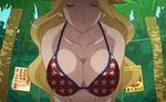  animated animated_gif bikini blonde_hair bouncing_breasts breasts kimura_kaere large_breasts sayonara_zetsubou_sensei swimsuit 