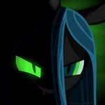  2014 changeling female feral friendship_is_magic grin looking_at_viewer my_little_pony ponyecho queen_chrysalis_(mlp) solo 