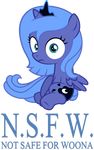  2014 alpha_channel cute english_text equine female feral friendship_is_magic horn horse mammal my_little_pony pony princess_luna_(mlp) text winged_unicorn wings young zacatron94 