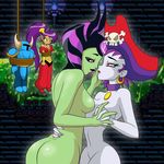  2014 breasts butt captured cleavage clothed clothing female knight lesbian male nude risky_boots shantae shovel_knight side_boob the_enchantress thegeckodemon 