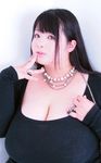  1girl asian black_hair breasts fat hoshima_mika huge_breasts photo plump solo 