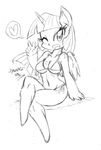  &lt;3 2014 anthro anthrofied bikini black_and_white blush breasts danmakuman equine female friendship_is_magic hair horn looking_at_viewer mammal monochrome my_little_pony navel one_eye_closed peace_sign sitting sketch smile solo swimsuit twilight_sparkle_(mlp) winged_unicorn wings wink 