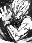  dragon_ball dragon_ball_z greyscale koiso_shuuhei majin_vegeta male_focus manly monochrome muscle solo tattoo vegeta 