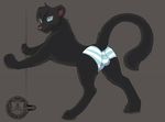  black_fur bulge butt feline fur male mammal metalfox panther shads solo underwear 