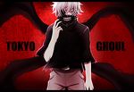  character_request english eyepatch male male_focus mii_(793102) pink_eyes silver_hair solo teeth text tokyo_ghoul 