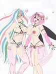  2girls breasts genderswap large_breasts long_hair multiple_girls pink_hair sunny_(toriko) tommyrod toriko_(series) 
