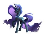  black_fur blue_eyes cutie_mark equine female friendship_is_magic fur hair horn horse kilala97 mammal my_little_pony nightmare_rarity_(mlp) plain_background pony rarity_(mlp) unicorn 