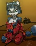  blackby blue_hair canine female fox hair krystal mammal nintendo star_fox video_games 