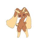  ambiguous_gender animated dancing lagomorph lopunny mammal nintendo pok&eacute;mon rabbit red_eyes video_games wide_hips 