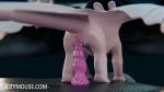  2018 animated anus bizymouse dildo dragon female light_fury masturbation nubless penetration pussy pussy_juice sex_toy vaginal vaginal_masturbation vaginal_penetration 