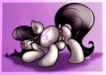  2014 anus black_hair blush butt cutie_mark earth_pony ep777 equine female feral friendship_is_magic fur grey_fur hair horse mammal masturbation my_little_pony octavia_(mlp) one_eye_closed pony purple_eyes pussy solo 