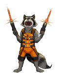  al-cat gun male mammal raccoon ranged_weapon rocket_raccoon solo weapon 
