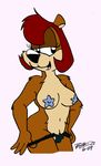  bear bit_butt breasts brown_hair clothing cynthia_barlow female hair looking_at_viewer mammal navel panties pasties solo trbb underwear undressing wide_hips world_of_fizz 
