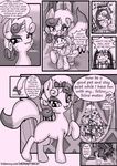  2014 anibaruthecat bow cat comic cutie_mark dialog english_text eyes_closed feline female feral friendship_is_magic group hair half-closed_eyes horn mammal my_little_pony opalescence_(mlp) rarity_(mlp) sweetie_belle_(mlp) text 