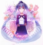  angel_wings bad_id bad_pixiv_id blue_eyes blue_hair choker dress flower hat hatsune_miku iei long_hair saihate_(vocaloid) solo speaker twintails usui_(tripcube) veil vocaloid wings 