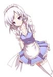  bad_id bad_pixiv_id blue_eyes hairband izayoi_sakuya knife kuroi_hitsuji maid silver_hair solo thighhighs touhou zettai_ryouiki 