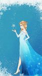  1girl animated animated_gif blonde_hair blue_eyes braid disney dress elsa_(frozen) female frozen_(disney) high_heels letta lipstick makeup snow snowflakes snowing solo 