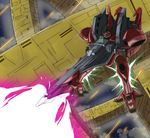  angel_halo cloud energy_cannon firing gottrlatan gundam huge_weapon mecha no_humans usamimiok victory_gundam weapon 