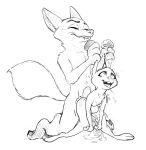  2018 abdominal_bulge ahegao all_fours anthro anthro_on_anthro black_and_white buckteeth canine cum cum_explosion cum_in_pussy cum_inside dewlap dipstick_ears disney doggystyle drooling duo ear_grab female female_penetrated flat_chested fox from_behind_position fucked_silly gloves_(marking) interspecies judy_hopps kneeling lagomorph larger_male lifted_by_ears looking_pleasured male male/female male_penetrating mammal markings monochrome nick_wilde nude open_mouth penetration predator/prey rabbit robcivecat saliva sex shaking simple_background size_difference smaller_female socks_(marking) tears teeth tongue tongue_out trembling vaginal vaginal_penetration white_background zootopia 