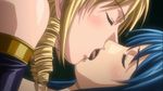  2girls animated animated_gif blush discipline_zero kiss morimoto_leona multiple_girls otokawa_saori tongue yuri 