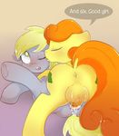  2014 animal_genitalia anus balls butt carrot_top_(mlp) cum cum_in_pussy cum_inside derpy_hooves_(mlp) dickgirl dickgirl_on_female duo english_text equine erection female feral friendship_is_magic horse horsecock intersex mammal my_little_pony orgasm pegasus penetration penis pony pussy sex street_scootaloo text vaginal vaginal_penetration wings 