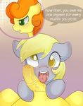  2014 animal_genitalia carrot_top_(mlp) derpy_hooves_(mlp) dickgirl dickgirl_on_female duo english_text equine erection female feral friendship_is_magic horse horsecock intersex mammal my_little_pony pegasus penis pony sex street_scootaloo text wings 