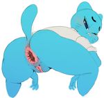  anus crouching feline female gaping gaping_anus looking_back mammal milf mother nicole_watterson parent pussy sunibee the_amazing_world_of_gumball 