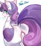  2014 after_sex anus blush butt cum deer_meo equine female fetlocks friendship_is_magic fur green_eyes hair hooves horn looking_back mammal my_little_pony nude open_mouth plain_background pussy solo sweetie_belle_(mlp) tongue tongue_out two_tone_hair unicorn white_background white_fur young 