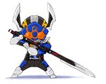  belt chibi kamen_rider kamen_rider_den-o kamen_rider_den-o_(series) kaos male_focus rod solo 