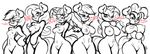  2014 anthro anthrofied applejack_(mlp) big_breasts breasts comparing comparing_breasts dialog earth_pony english_text ep777 equine female fluttershy_(mlp) friendship_is_magic group hi_res horn horse mammal monochrome my_little_pony nipples nude pegasus pinkie_pie_(mlp) plain_background pony pussy rainbow_dash_(mlp) rarity_(mlp) text twilight_sparkle_(mlp) unicorn white_background wings 