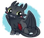  blush cute dragon fish how_to_train_your_dragon huiro looking_away marine solo toothless wings 