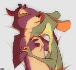  buddy crazedg cuddling eyes_closed gay male mammal rat rodent sleeping squirrel surly the_nut_job 