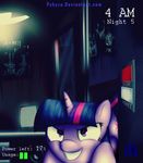  2014 creepy crossover cute equine female feral five_nights_at_freddy&#039;s friendship_is_magic grin horn horse looking_at_viewer mammal my_little_pony nightmare_fuel pony pshyzo smile twilight_sparkle_(mlp) unicorn 