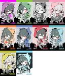  6+boys amamiya_hibiya animal_hood cat_hood cat_tail dress ene_(kagerou_project) headphones hood hoodie kagerou_project kano_shuuya kido_tsubomi kisaragi_momo kisaragi_shintarou konoha_(kagerou_project) kozakura_marry long_hair multiple_boys multiple_girls red_eyes seto_kousuke short_hair side_ponytail skirt tail tateyama_ayano twintails vkekrdhs 