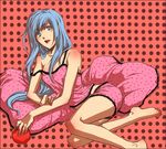  apple blue_eyes blue_hair blush dpzkzl food fruit hatsune_miku long_hair romeo_to_cinderella_(vocaloid) solo vocaloid 