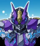  helmet kamen_rider kamen_rider_den-o_(series) kamen_rider_nega_den-o male_focus mask solo upper_body wakabayashi_makoto 