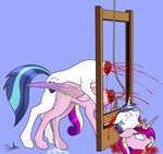  blood cum death decapitation drakxs equine female floppy_ears friendship_is_magic from_behind gore guillotine horse male mammal my_little_pony open_mouth princess_cadance_(mlp) sex shining_armor_(mlp) straight tongue tongue_out wide_eyed 