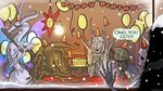  artist_request bed_of_chaos birthday_cake cake character_request chosen_undead dark_souls english food gravelord_nito happy_birthday non-web_source seath_the_scaleless souls_(from_software) source_request speech_bubble the_four_kings 