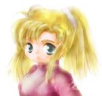  blonde_hair blue_eyes chibi densetsu_kyojin_ideon elle-chime female kasha_imhof lowres solo 