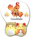  bad_pixiv_id flower hair_flower hair_ornament hat mousepad no_humans nopon parody riki_(xenoblade) shino_haruto xenoblade_(series) xenoblade_1 