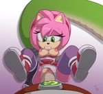  amy_rose breasts clitoris faceless_male female male nipples penetration penis pussy sega sonic_(series) theotherhalf vaginal vaginal_penetration 