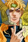  blonde_hair dio_brando headband jojo_no_kimyou_na_bouken merumeru626 multiple_boys red_eyes stand_(jojo) stardust_crusaders the_world 