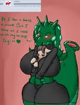  ask blush bogina demon digi digitaldomain123 dracoshroob equine horse mammal oc:bogina oc:wittle pony size_play sweater turtleneck 