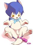  ame anal anal_beads anal_insertion anal_penetration balls canine cub insertion male mammal manmosu_marimo ookami_kodomo_no_ame_to_yuki penetration sex_toy sheath solo wolf wolf_children young 