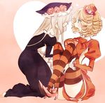  bad_id bad_pixiv_id bow gaap multiple_girls pink_bow thighhighs umineko_no_naku_koro_ni virgilia wiiw yuri 